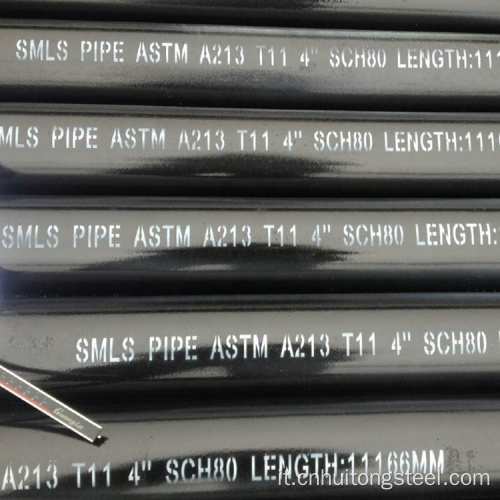 ASTM A213 T11 TUBO DI ACCIAIO INSEAMENTE SENZA BACCHI